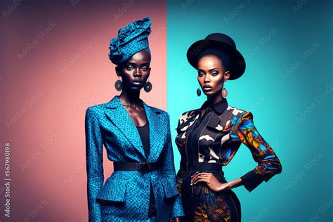 two glamorous and fashion models in fashionable clothes. Caucasian ...