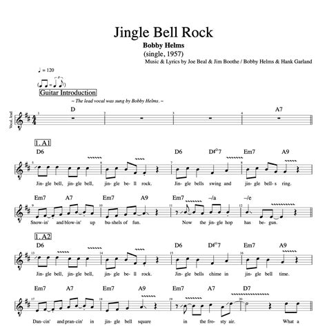 Jingle Bells Chords And Lyrics Guitar