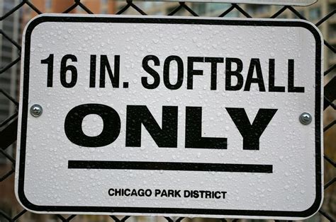 16 Inch Softball | My kind of town, Chicago illinois, Chicago travel