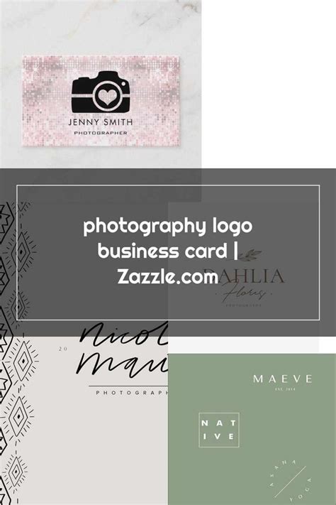 Photography Logos photography logo business card | Zazzle.com | Photography logos, Business ...