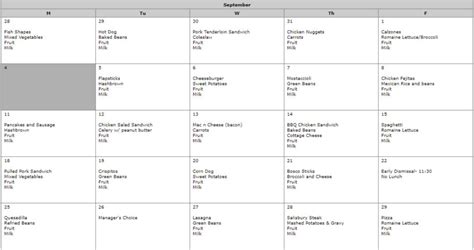 LUNCH MENU | Greenview Community School District