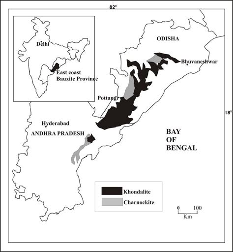 Regional geological map of Eastern Ghats in Odisha and Andhra Pradesh ...