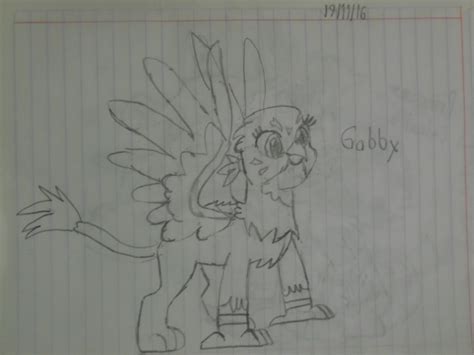 MLP Gabby Lineart. by brandonale on DeviantArt