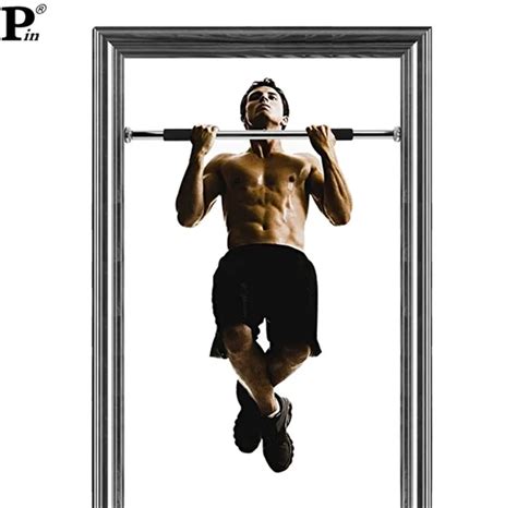 Horizontal Bar Indoor Gym Fitness Home Door Exercise Training Equipment Workout Adjustable Pull ...