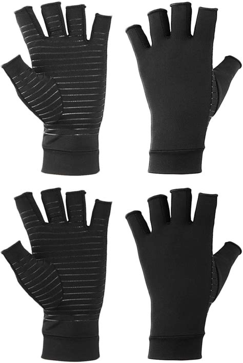 Amazon.com: 2 Pairs Copper Compression Arthritis Gloves for Women and Men - Arthritis Pain ...