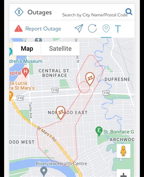 Today's hydro outage map is interesting : r/Winnipeg