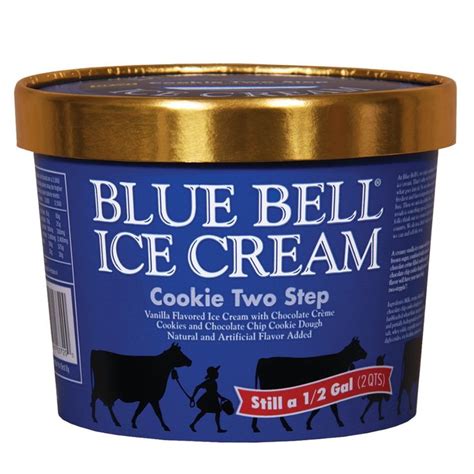 Blue Bell Cookie Two Step Ice Cream - Shop Ice Cream at H-E-B | Chocolate creme, Flavor ice ...