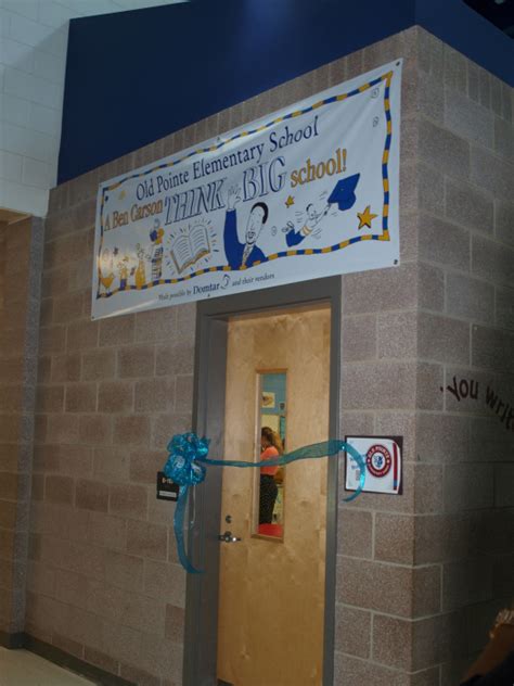 Old Pointe Elementary School Reading Room Opening - Carson Scholars Fund