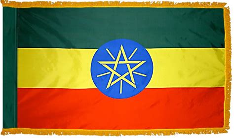 Ethiopia Fringed Flag | Over 30 Yrs In Business