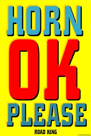 Stylish Home Decor Online | Horn OK Please Popart – PosterGully