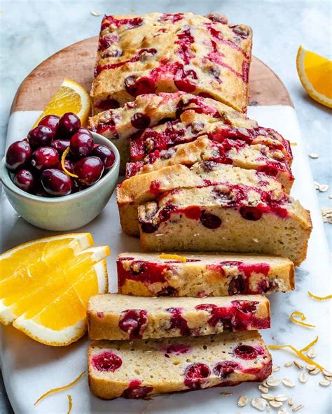 Easy and Healthy Cranberry Orange Bread | Healthy Fitness Meals