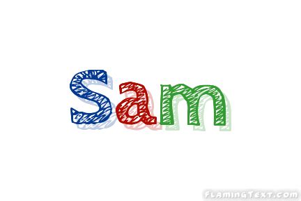 Sam Logo | Free Name Design Tool from Flaming Text