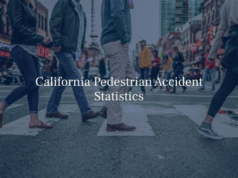 California Pedestrian Accident Statistics