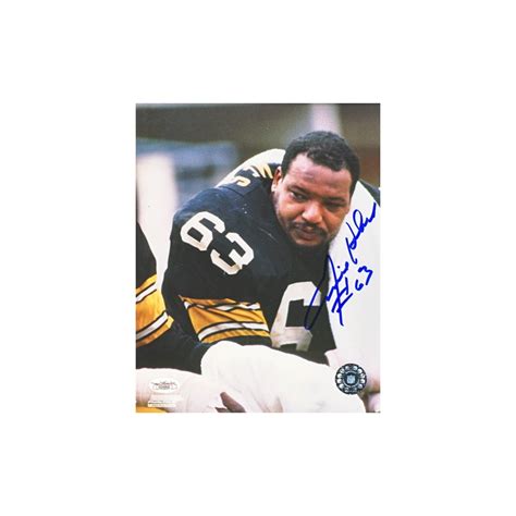 Ernie Holmes Autographed Pittsburgh Steelers 8x10 Photo (Sitting) - JSA COA | Steel City ...