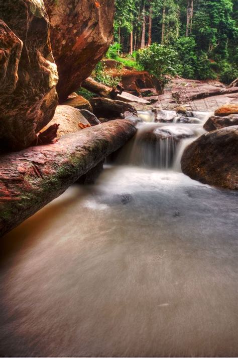 Gunung Stong Waterfall #, Dabong, Malaysia | Waterfall, Wonders of the world, Sand and water