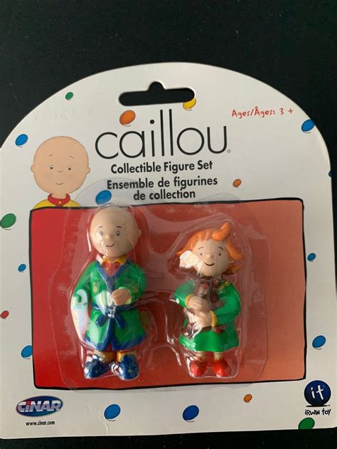 Caillou Toy Figure Set Sealed New in 2020 | Toys, Vintage toys, Toy figures