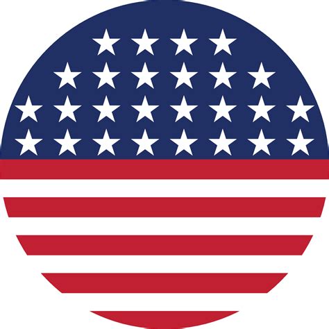 usa flag button vector 13994805 Vector Art at Vecteezy