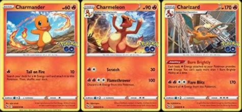 سعر Charizard 010/078 - Pokemon Go - Foil - Evolution Card Lot - Charmeleon Charmander فى ...