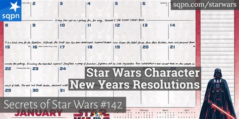 Star Wars Characters' New Year's resolutions