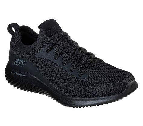 Skechers Black shoe Men Memory Foam Mesh Sport Comfort Light Casual Slipon 52595 - Athletic