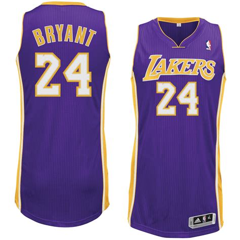 adidas Kobe Bryant Los Angeles Lakers Purple Tall Sizes Authentic Jersey