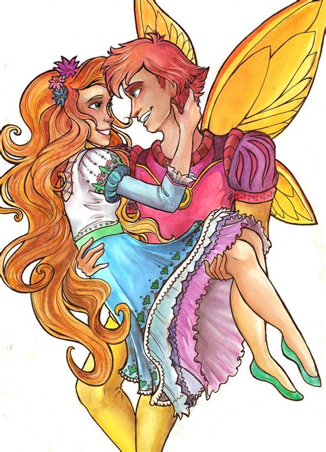 Thumbelina and Cornelius by Dykah on DeviantArt