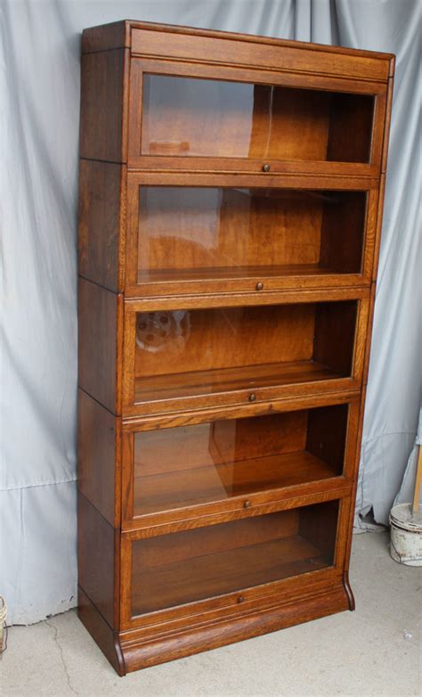 Bargain John's Antiques | Antique Oak Barrister Bookcase - Bargain John's Antiques