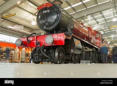 Hogwarts Express train in the National Railway Museum at Shildon ...