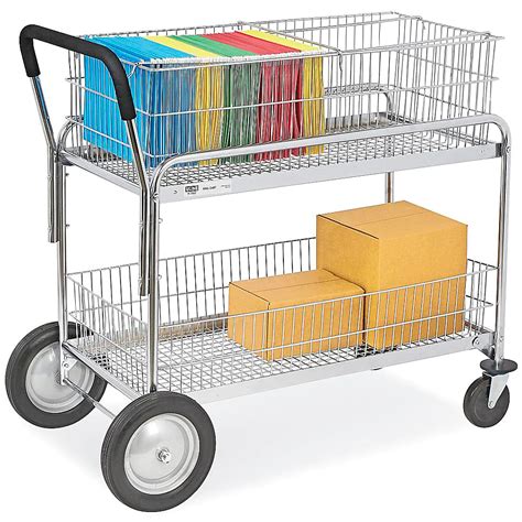 Mail Carts, Rolling File Carts, File Carts in Stock - ULINE Mail Carts ...