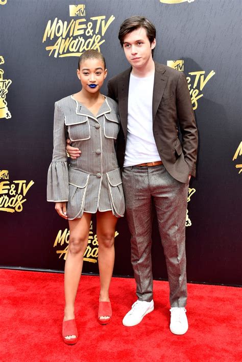 Amandla Stenberg and Nick Robinson | 2017 MTV Movie and TV Awards ...