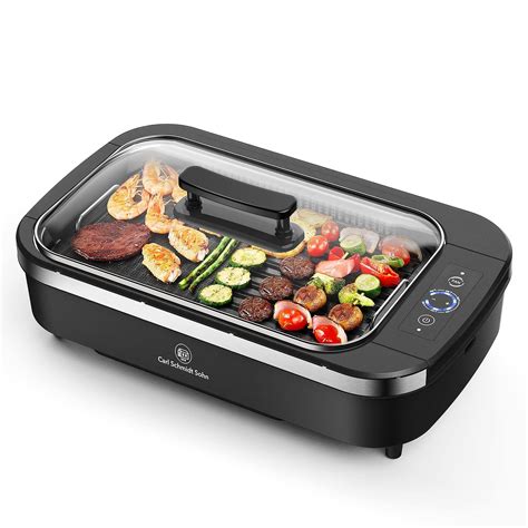 Buy Indoor Grill-Smokeless BBQ Grill with Die-Casting Nonstick Griddle ...