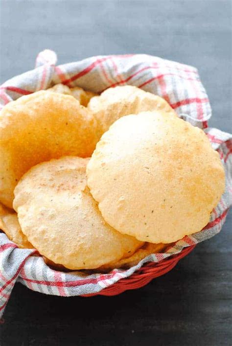 Poori or Puri Recipe: Crispy & Fluffy Fried Indian Bread | Indian Ambrosia