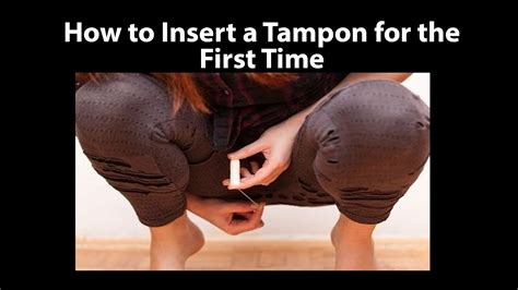 Inserting A Tampon For The First Time Diagram