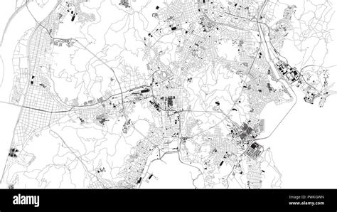 Map of korea Black and White Stock Photos & Images - Alamy