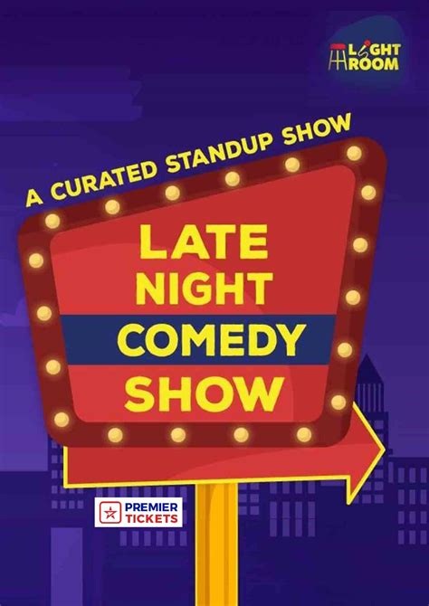 Laugh Out Loud at the Late Night Comedy Show - 8 Nov