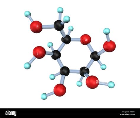 molecule of glucose 3d Stock Photo - Alamy