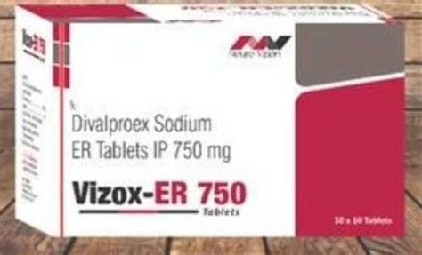 Divalproex sodium 750 mg., Tablet at Rs 1950/box in Chandigarh | ID ...