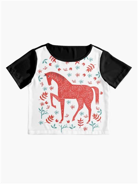 "The Red Horse" T-shirt by elenor27 | Redbubble