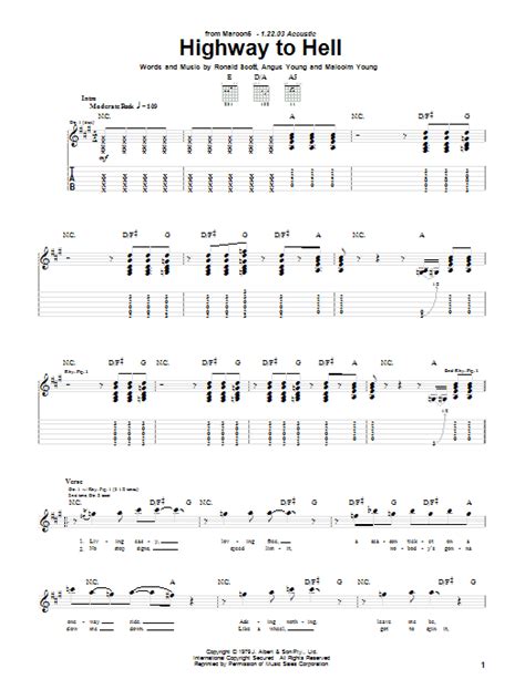 Highway To Hell | Sheet Music Direct