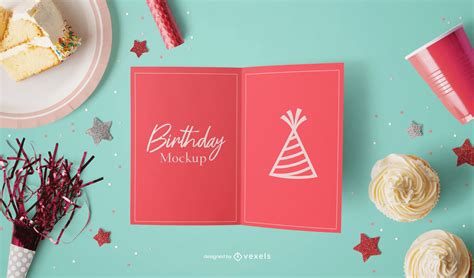 Birthday PSD Mockup Editable Template to Download