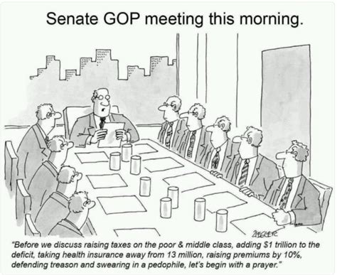 Educational Equity, Politics & Policy in Texas: Cartoon: Senate GOP begins with prayer...