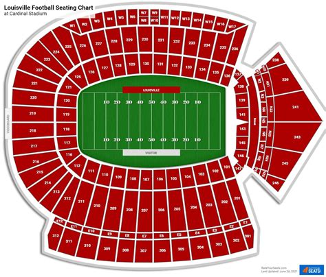 Cardinal Football Stadium Seating Chart - Stadium Seating Chart