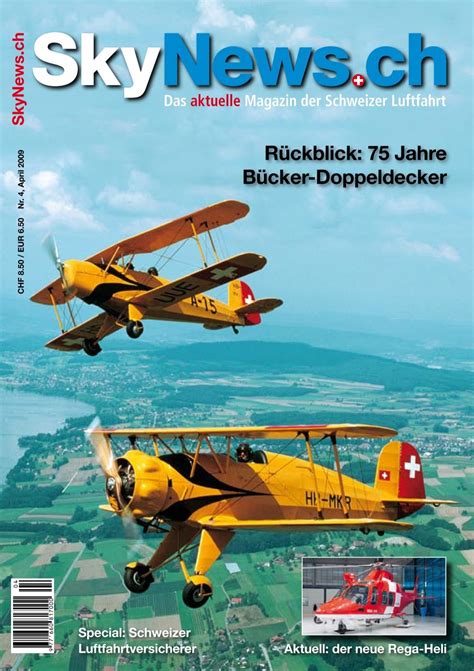 Rückblick: 75 Jahre Bücker-Doppeldecker - SkyNews.ch