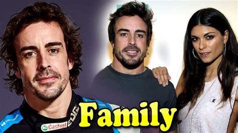 Fernando Alonso Family with Ex-Wife and Girlfriend