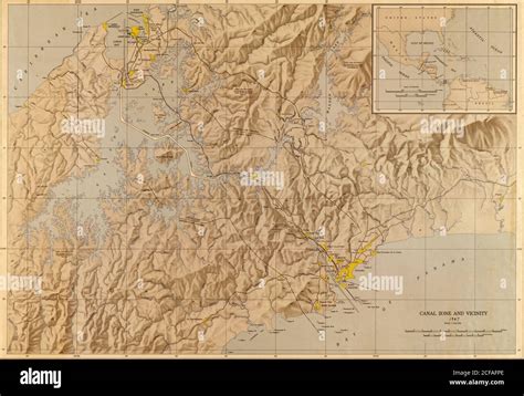 Panama Canal Zone - 1947 Stock Photo - Alamy