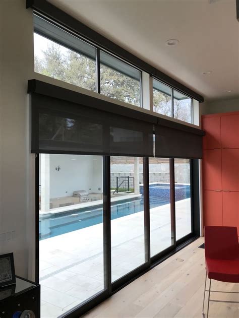 Solar Shades | Solar shades, Sliding glass door window treatments ...