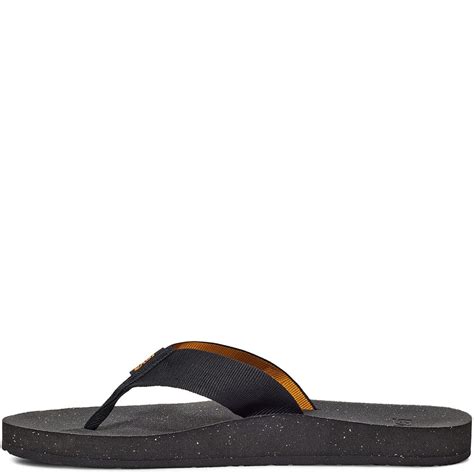 Teva Men's Reflip Flip Flops - Black | elliottsboots