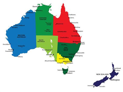 Wine Regions Of Australia Map