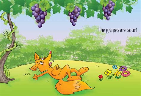 The Fox And The Grapes Story For Children With Moral