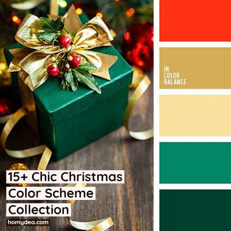 Chic Christmas Color Scheme Collection | Christmas color palette, Christmas colour schemes ...